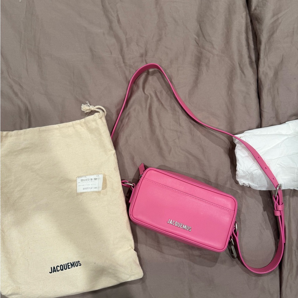 Jacquemus Pink 'Le Baneto' Bag Pink Crossbody Bag - Picture 6 of 7